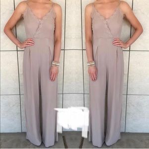 Light tan/brown jumpsuit!